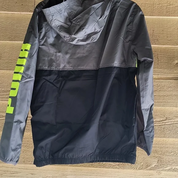 Puma Kids Windbreaker in Castle Rock colorway NWT - Picture 5 of 9